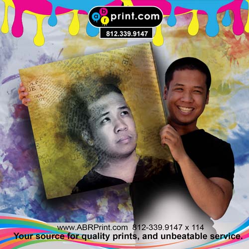 ABR Print mounted canvas flyer 002